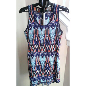 Francesca's Multi Color Sleeveless Dress Women's Small